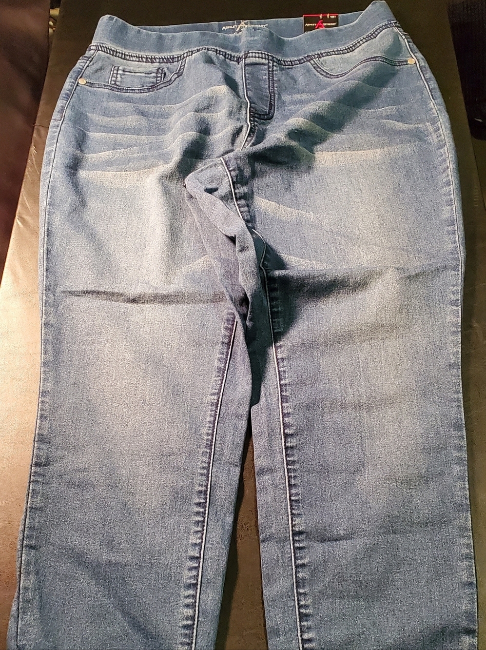 Ashley Stewart Classic Women’s Size12s Light Blue Denim Jeans Legging